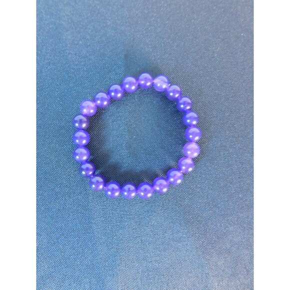 Amethyst Beaded Bracelet Healing Energy Gemstone Calming Stress Relief Jewelry G - Picture 6 of 12
